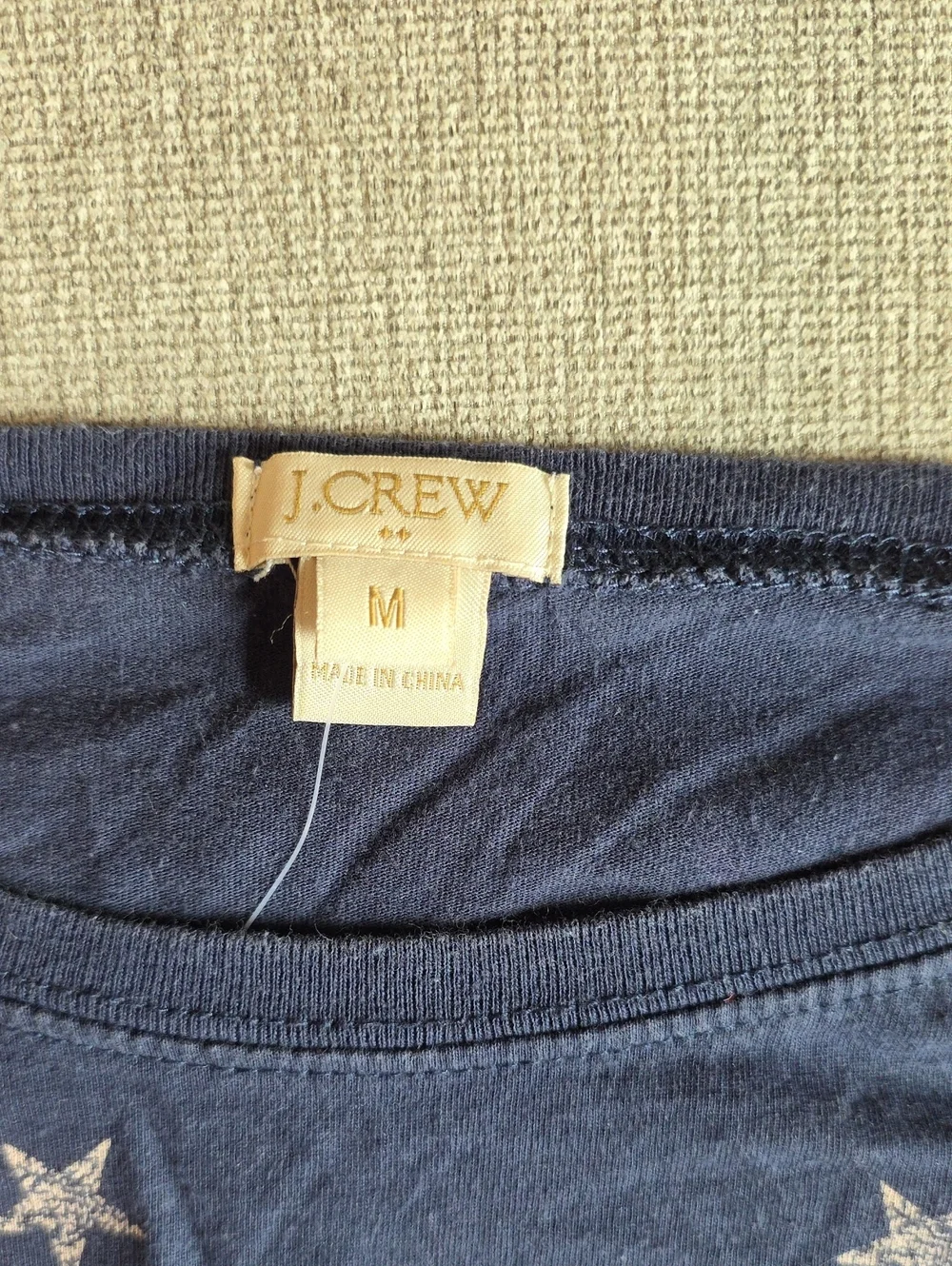 J.Crew Cotton L/S T Shirt Med